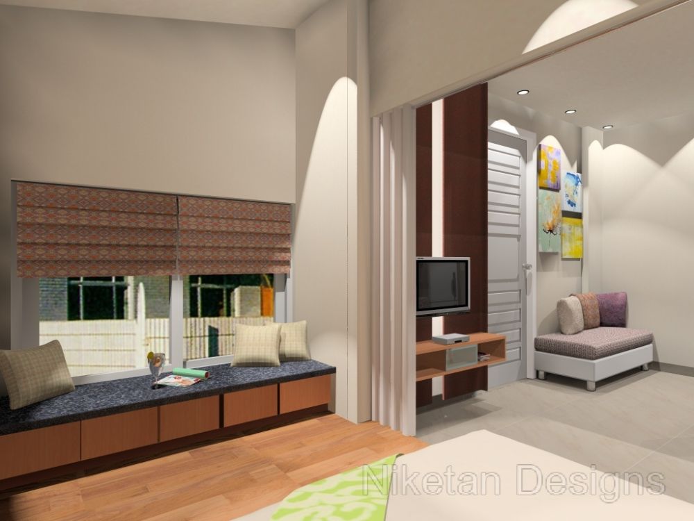Niketan's 3D interior design for small spaces